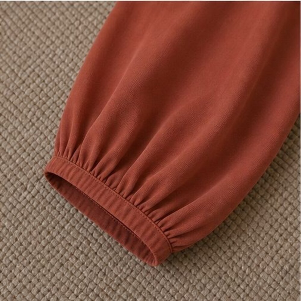 Rust Button Blouse - Picture 5 of 6
